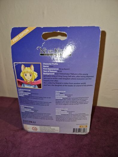 TOTAKU Ni No Kuni II 2 Revenant Kingdom Evan Figure FIRST EDITION Playstation 4.