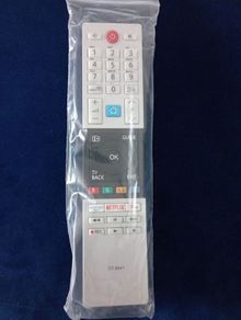 Toshiba Tv Remote Control Ct-8541 Replacement Netflix + Prime Buttons Smart Tv