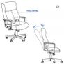 desk chair black Image 8