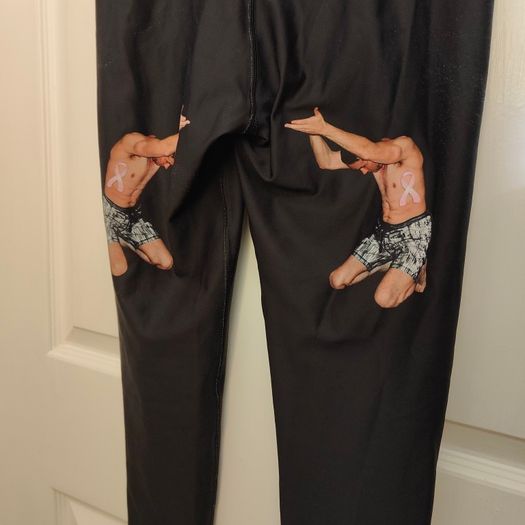 WOMAN POWER Black Spandex Leggings, size S