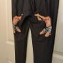 WOMAN POWER Black Spandex Leggings, size S Image 3