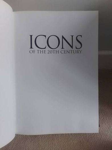 Icons Of The 20th Century.  Hard Back.