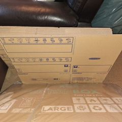 cardboard boxes