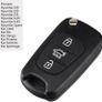 3 Button For Kia Sportage Sorento Ceed Pro Rio Soul Venga Remote Key Fob Case Image 2