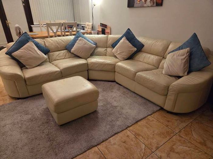leather corner sofa
