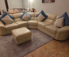 leather corner sofa