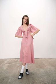 Zara Cut Out Detail Midi Dress
