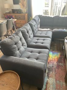 L shaped sofa