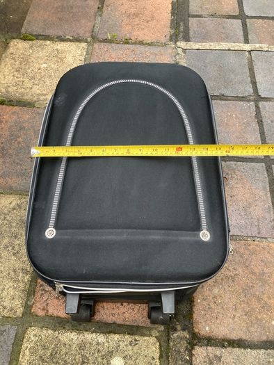 suit case on wheels