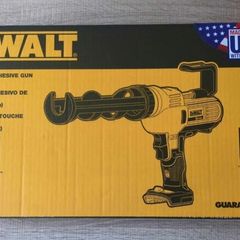 Cordless Caulking Gun DeWALT DCE 560Cordless Caulking Gun DeWALT DCE560 Brought from America Brand New 2025 year  I have personally upgraded this Cordless Caulking Gun by adding an extra tube and plunger rod. Tested and works perfectly.  This gun can now