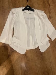 Cream Blazer Jacket New