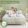 King Size Mattress 5FT, 10 Inch Gel Memory Foam Pocket Sprung Hybrid Mattress, 7-Zone Orthopedic Image 2
