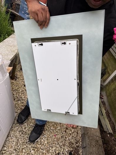 LED mirror 50x70 cm