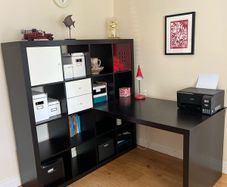 IKEA Desk and Shelves