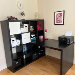 IKEA Desk and Shelves