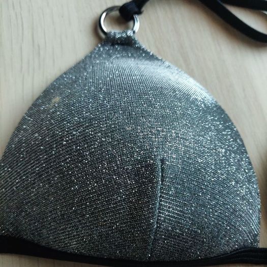 Sparkly Bikini Top, NEW LOOK, Size 12