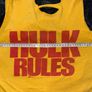 WWF Immortal Hulk Hogan HULK RULES Vest Official & Original 1988 Titan Sports Wrestling WWE Image 9