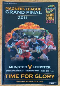 2011 Munster v Leinster - Magners League Grand Final Programme