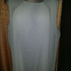 Brand New M&S Per Una Pale Blue Sleeveless top size UK22 EU50 Postage included