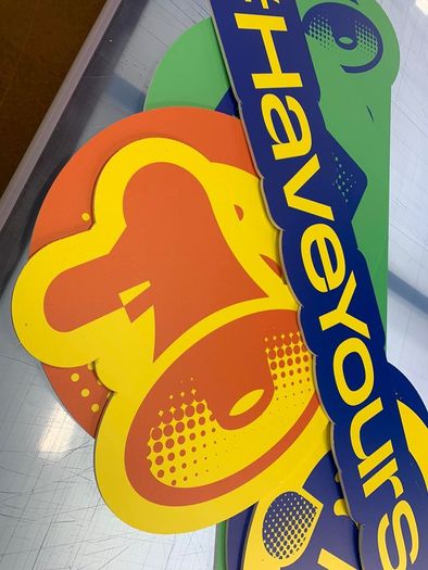 Foamex signs prints and cutouts any size any shape