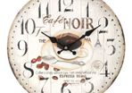 Cafe Noir Shabby Chic Coffee Cup Clock