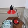 Vintage French Aluminor red desk lamp 1970/80s Image 7