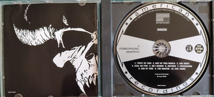 Danzig - Danzig CD (1988) 2009 European Reissue METAL VG+