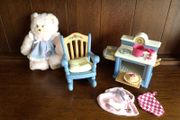 Vintage 90s Fisher price Briar berry "Berry Lynn bear "W/ Accesories