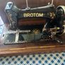 Antique Brotom Sewing machine. (Hand) 100 yrs Image 2