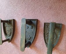 3 Vintage French Flat Irons