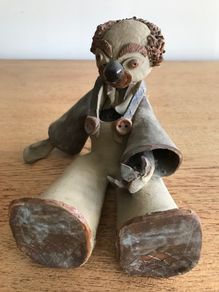 Hand-made Pottery Clown