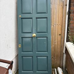 wooden front door