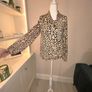 Ladies Leopard Print Blouse from Dunnes Stores Size Xs UK 6-8 / EU 34-36 Image 2
