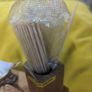 VINTAGE Toothpick holder with Ship and Shell Ornament Image 3