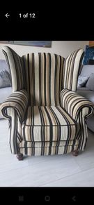 Armchair/ Deep Queen Anne Style