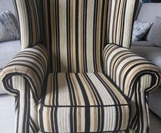 Armchair/ Deep Queen Anne Style