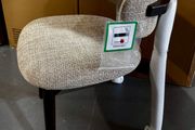 3 x Beige Fabric Dining Chairs Like New in Box