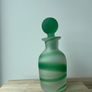 1940s sea green glass perfume bottle Image 4