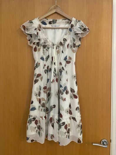 Women's Cream Patten Dress