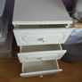 white bedside locker Image 2