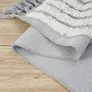 MULTIPLE SIZES AVAILABLE Boho Small Rug 60x90cm Washable Cotton Rug, Grey Cute Rainbow Hand Woven Tufted Rugs With Tassels, Low Pile Carpet For Kitchen Bathroom Living Room Bedroom Hallway Nursery Indoor Doormat Image 5