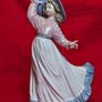NAO by Lladro "Caught In the Breeze" #1391  Porcelain Figurine Spain Image 2