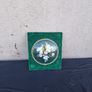 Floral green globe vintage frame postage possible Image 2