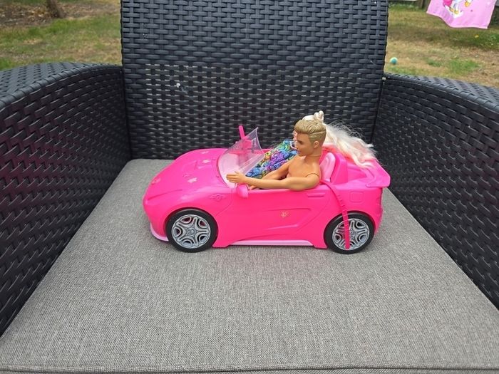 Barbie Car with Barbie and Ken
