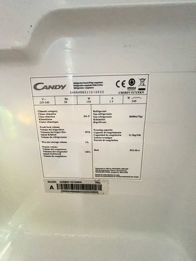 Candy American-Style Fridge Freezer