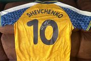 Shevchenko signed Ukraine shirt