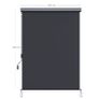 Vertical awning 1.6 x 2.5 m beige or grey Image 4