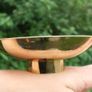 Vintage 24k Gold Plated Japanese Miniature Dish 5" Image 3