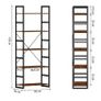 BRAND NEW 5-Tier Retro Shelf Free Standing Ladder-Type Industrial Style Storage Organizer Image 5