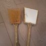 Vintage hairbrush and matching mirror Image 2